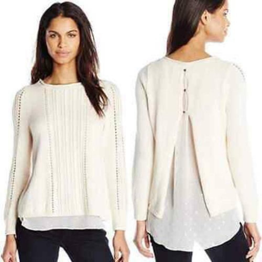 Lucky Brand Open Back Knit Sweater